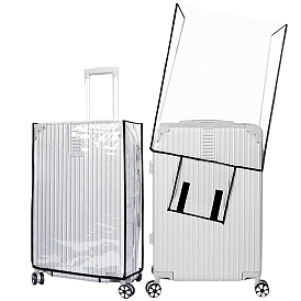 Прозрачный чехол для багажа из ПВХ, прозрачный защитный чехол для дорожного чемодана, для 20дюймового чемодана