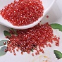 MIYUKI Delica Beads Small, Cylinder, Japanese Seed Beads, 15/0, Transparent Colours Lustered