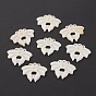 Natural Freshwater Shell Pendants, Bowknot Charms