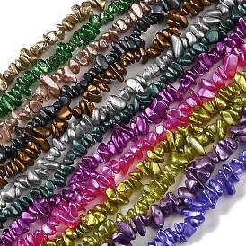 Electroplate Glass Beads Strands, Chip