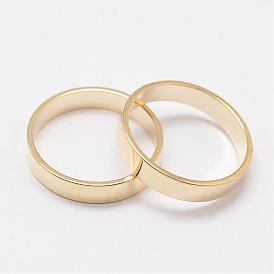 Rack Plating Brass Linking Rings, Circle Frames, 20mm