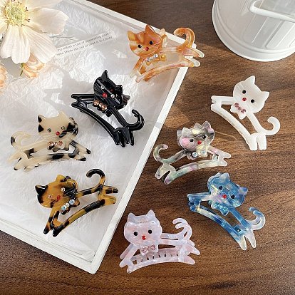 Acrylic Cat Claw Clip, Versatile Hair Accessory for Women
