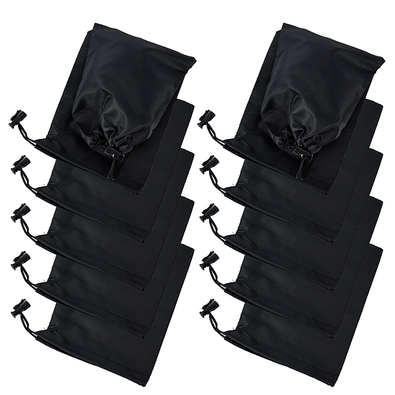 Мешочки из оксфордской ткани на завязках с веревкой, прямоугольные