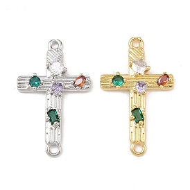 Латунные крестовые соединения с разноцветными кубическими циркониями, без кадмия и без свинца, стойки покрытие, долговечный