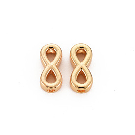 Brass Beads, Nickel Free, Infinity