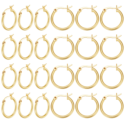 12 пары латунных серег-колец, кольцо