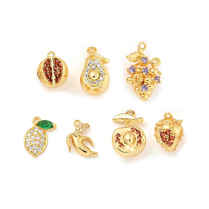 Латунные микро проложить кубического циркония подвески, реальный 18 k позолоченный