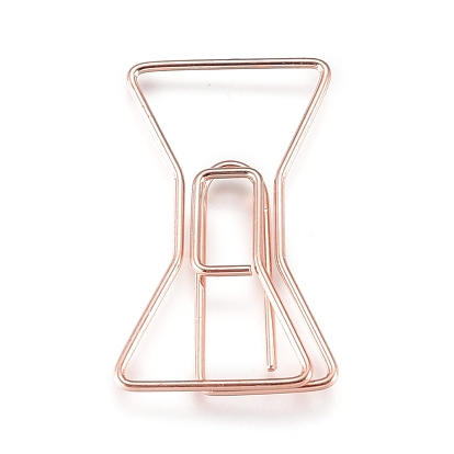 Bowknot Shape Iron Paperclips, Cute Paper Clips, Funny Bookmark Marking Clips