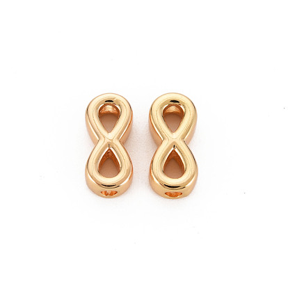 Brass Beads, Nickel Free, Infinity