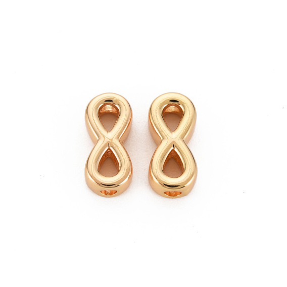 Brass Beads, Nickel Free, Infinity