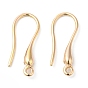 Латунные крючки для сережек, без кадмия, без никеля и без свинца, провод уха, с петлями