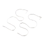 925 Sterling Silver Long Chain Dangle Stud Earrings, Drop Threader Long Earrings for Women