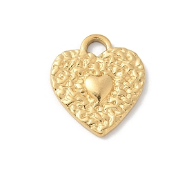 304 подвески из нержавеющей стали, , сердце прелести, ионное покрытие (ip)