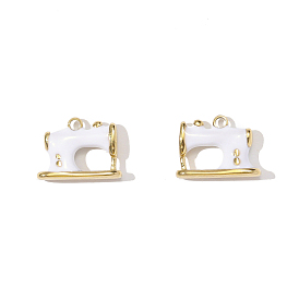 304 нержавеющей стальной эмали подвески, швейная машина прелести, ионное покрытие (ip), реальный 18 k позолоченный