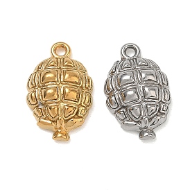 Pendentifs en acier inoxydable, breloques en forme de grenade