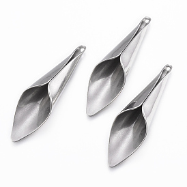 304 Stainless Steel Pendants, Calla Lily