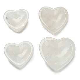 Natural Quartz Crystal Heart Bowl, Home Decoration