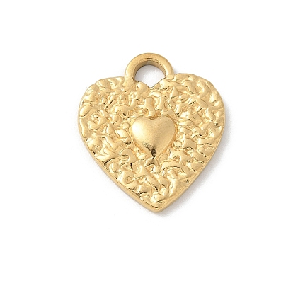 304 подвески из нержавеющей стали, , сердце прелести, ионное покрытие (ip)