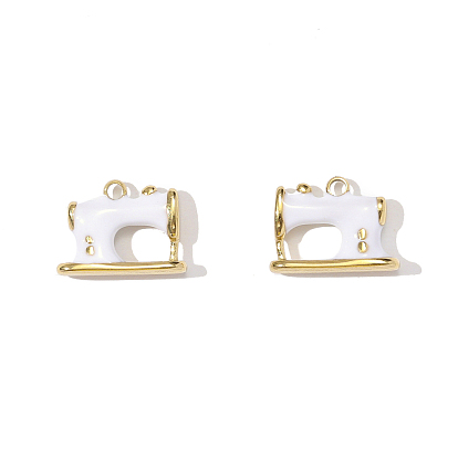 304 нержавеющей стальной эмали подвески, швейная машина прелести, ионное покрытие (ip), реальный 18 k позолоченный