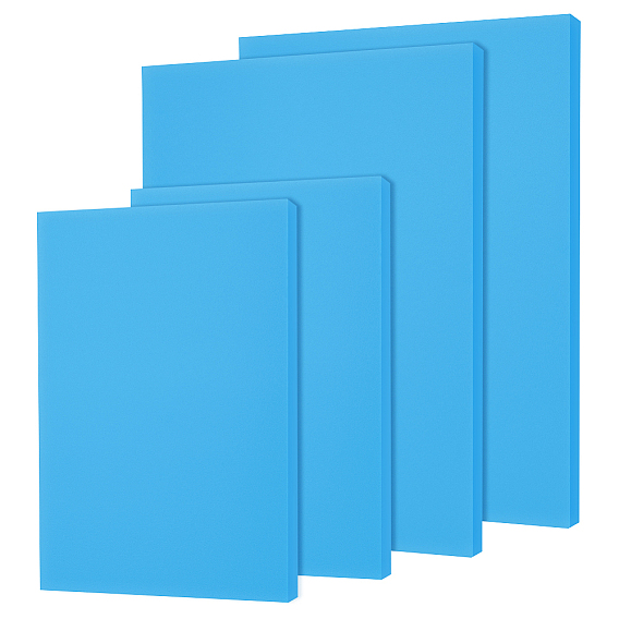 4Pcs 2 Styles Foam Board, Building Model Materials, Rectangle