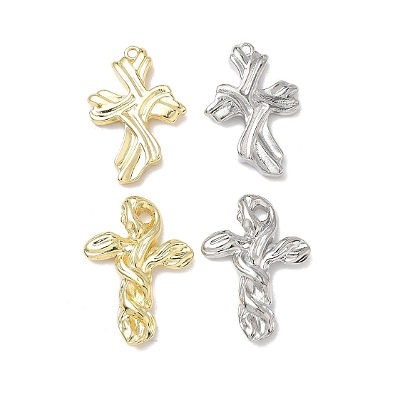 Латунные подвески, крестик, стойки покрытие, долговечный, без кадмия и без свинца