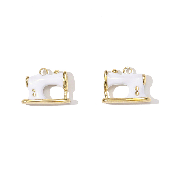 304 нержавеющей стальной эмали подвески, швейная машина прелести, ионное покрытие (ip), реальный 18 k позолоченный