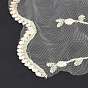 Embroidery Flower Polyester Lace Trim, for Costume Decoration