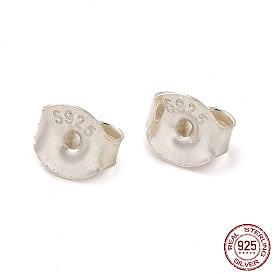 925 фрикционные ушные гайки из стерлингового серебра, с печатью s925