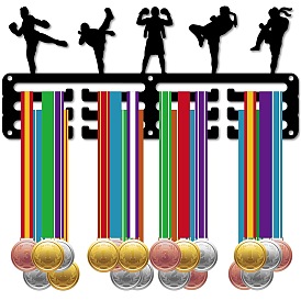 Спортивная тема железная вешалка для медалей настенная стойка для дисплея, 3-линия, с винтами