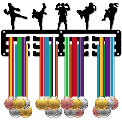 Спортивная тема железная вешалка для медалей настенная стойка для дисплея, 3-линия, с винтами