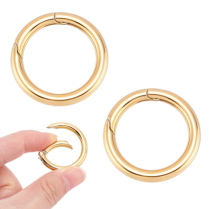 2шт 304 Кольца пружинные затворные из нержавеющей стали, ионное покрытие (ip)