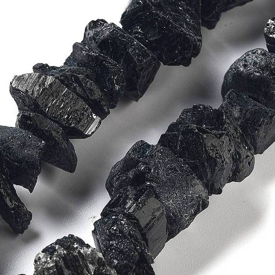 Необработанные грубые природные турмалиновые бусины, самородки