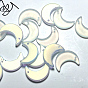 Transparente Glas-Anhänger, matt, Mond