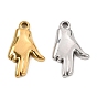 304 Stainless Steel Pendants, Gesture Charms