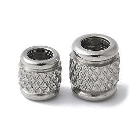 304 из нержавеющей стали европейские шарики, бусины с большим отверстием, колонка