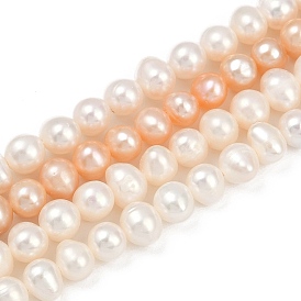 Нити из натурального культивированного пресноводного жемчуга, картофель