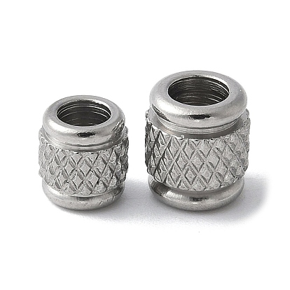 304 из нержавеющей стали европейские шарики, бусины с большим отверстием, колонка