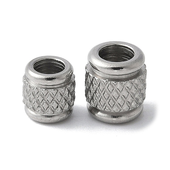 304 из нержавеющей стали европейские шарики, бусины с большим отверстием, колонка