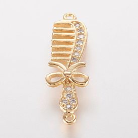 Латунные микро проложить кубических ссылки циркония, расческа