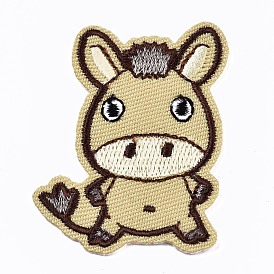 Donkey Appliques, Computerized Embroidery Cloth Iron on/Sew on Patches, Costume Accessories
