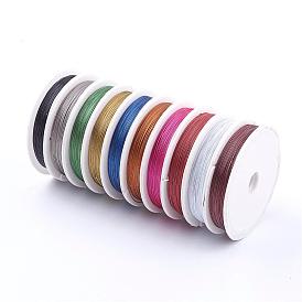  Tiger Tail Craft Wire, Nylon-coated Stainless Steel Craft Wire, for Beading Jewelry Craft Making, about 164.04 Feet(50m)/roll
