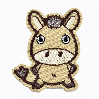 Donkey Appliques, Computerized Embroidery Cloth Iron on/Sew on Patches, Costume Accessories