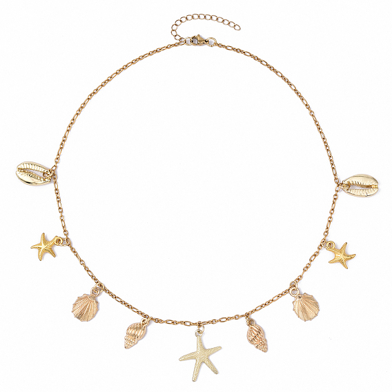 304 ожерелья нержавеющей стали, Сплав с подвесками, морская тема