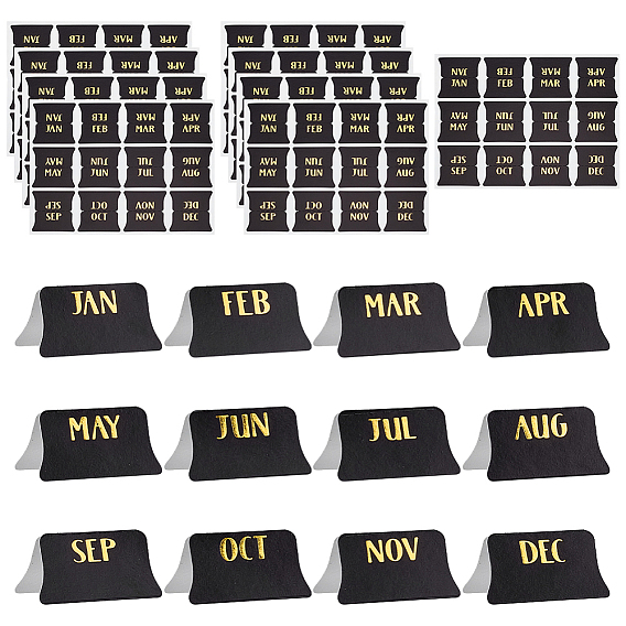 Бумажная наклейка, наклейки на месяц и квартал