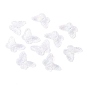 Transparent Resin Pendants, Laser Style, Butterfly