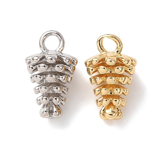 Латунные подвески, подвески в виде сосновых шишек, долговечный