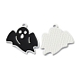Alloy Enamel Pendants, for Hallows'Day, Ghost