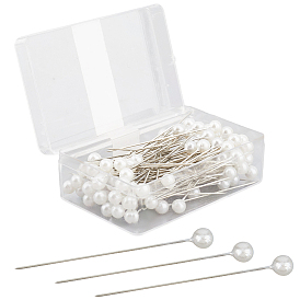 2коробки железные штифты, с пластиковой головкой, корсажные булавки, булавки для пошива одежды, круглые