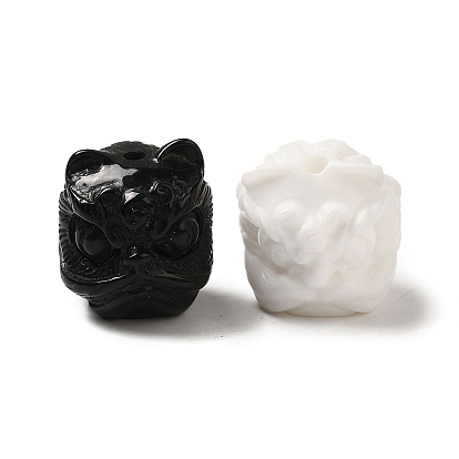 Opaque Resin Beads, Dancing Lion