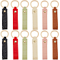 12шт 6 цвета брелок из искусственной кожи